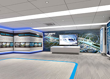 高唐軟件園航天海特公司展廳裝修設計